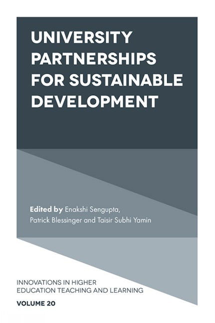 Book cover image for University Partnerships for Sustainable Development ISBN: 9781789736441